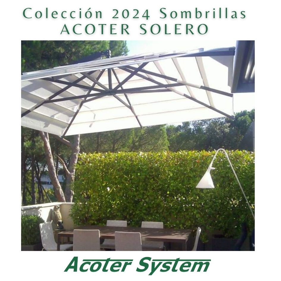 Catálogo sombrillas Acoter Colección Solero 2024